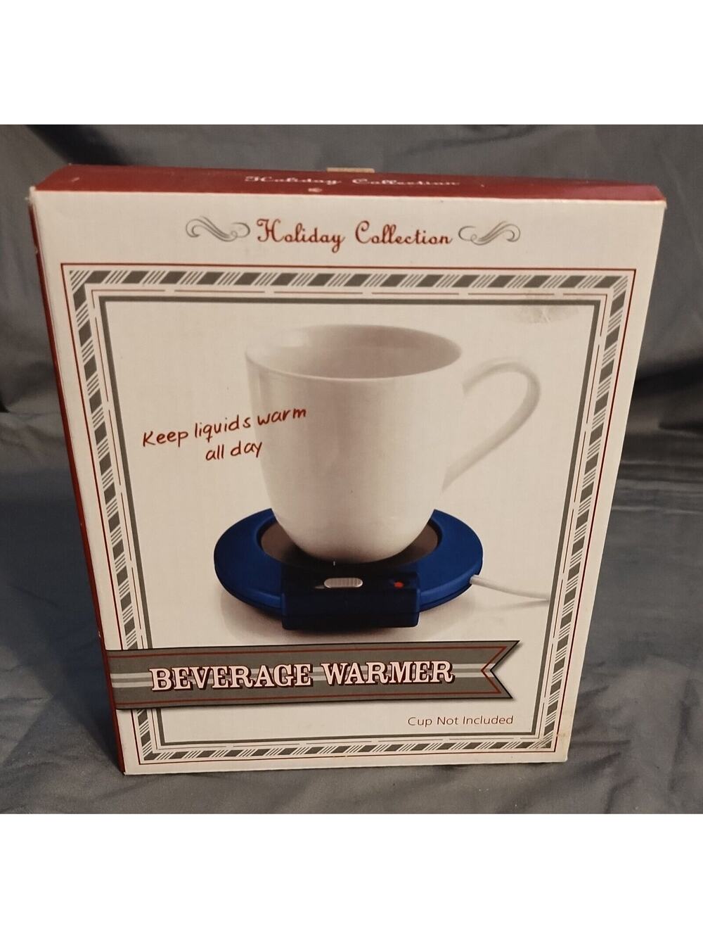 New in Box Beverage Warmer - Holiday Collection